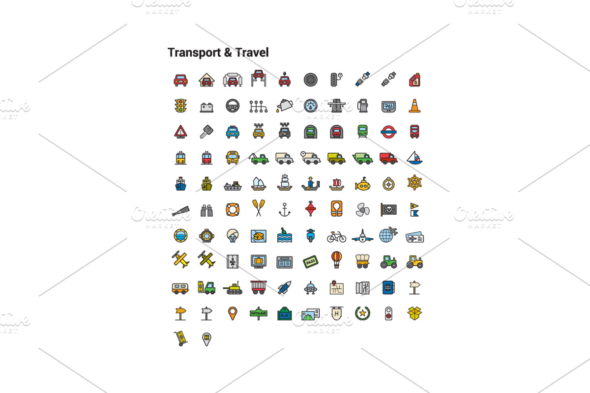 +1000 FILLED LINE ICONS, an Outline Icon by beguima (Photo 9 of 17)