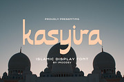 Kasyiro - Islamic Display Font, a Font by Imoodev (Thumbnail 1 of 5)