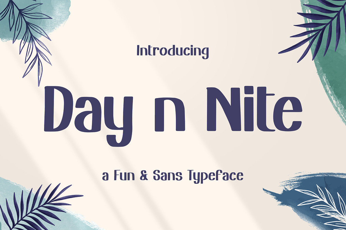 Day n Nite - Fun Sans, a Sans Serif Font by Typefactoryco (Photo 1 of 9)