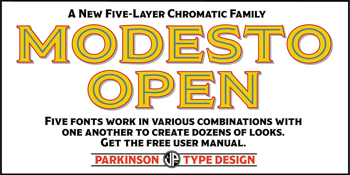 Modesto Open, a Serif Font by Parkinson Type Design (Photo 2 of 5)
