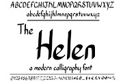 Font Helen Classical Calligraphy, a Sans Serif Font by PageLightStudios (Thumbnail 4 of 4)