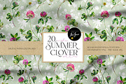 SUMMER CLOVER Watercolor Wildflowers, an Illustration by Inna Sinano (Thumbnail 12 of 17)