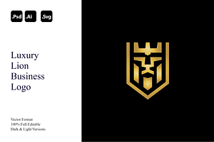 Luxury Lion Business Logo, a Branding & Logo Template by Luxury Logos
