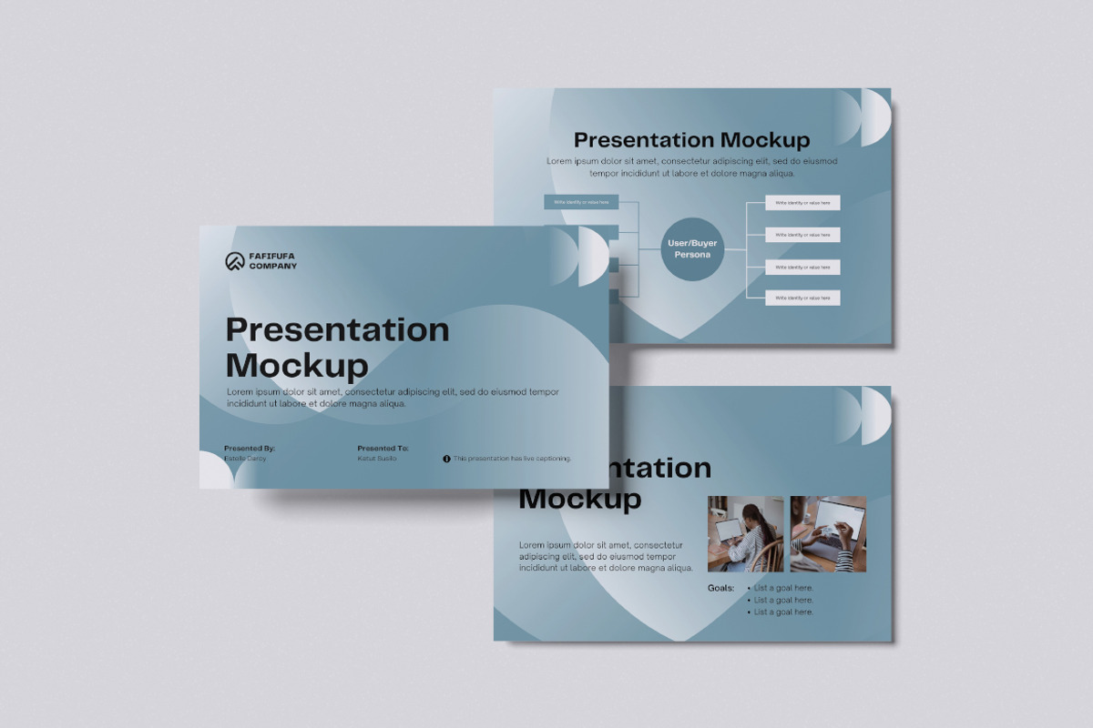 Presentation Mockup, an Advertising Mockup by Pikachudesign (Photo 3 of 5)