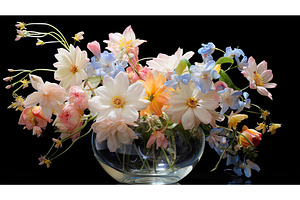pink baby flowers ai generated, a Person Photo by pikepicture