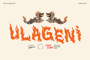 Ulageni Font (Serpent of Fire), a Symbol Font by Fontcamp Type Foundry (Thumbnail 1 of 9)