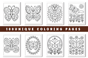 Cute Butterfly Coloring Book for Kid, a Decorative Illustration by Design Station (Thumbnail 3 of 3)