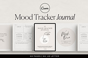 Mood Tracker Journal Canva Template, a Presentation Template by HelloKarla (Thumbnail 1 of 6)