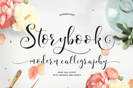Storybook Calligraphy Script
