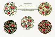 Watercolor red apple brunch clipart, an Illustration by Dina Guiter (Thumbnail 7 of 12)