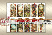 Thanksgiving day-2 picture collage, an Object Illustration by CraftArtStory (Thumbnail 3 of 3)