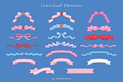 Girly Grrrl - Hand Drawn Clipart, a Decorative Illustration by cocomomo (Thumbnail 5 of 16)