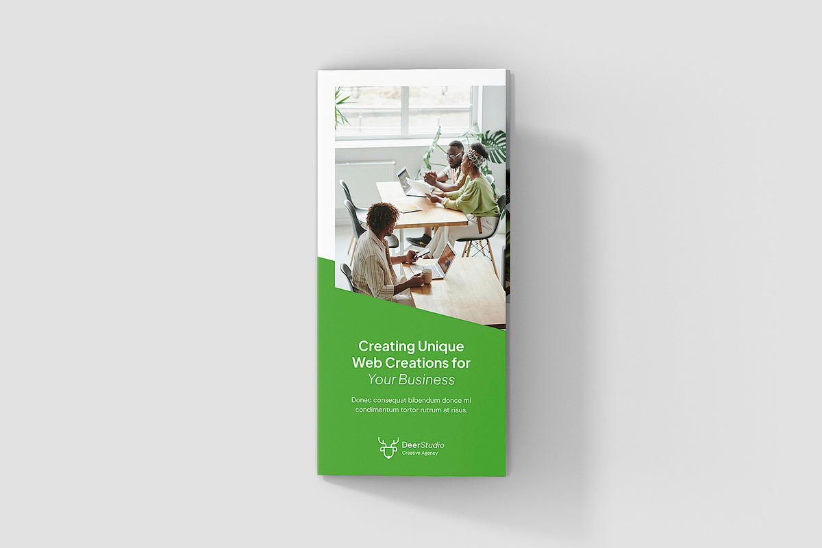 Web Studio Brochure Tri-Fold Design, a Brochure Template by artbart (Photo 2 of 9)