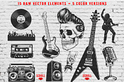Rock and Roll bundle, a Poster Template by DGIM studio (Thumbnail 4 of 8)