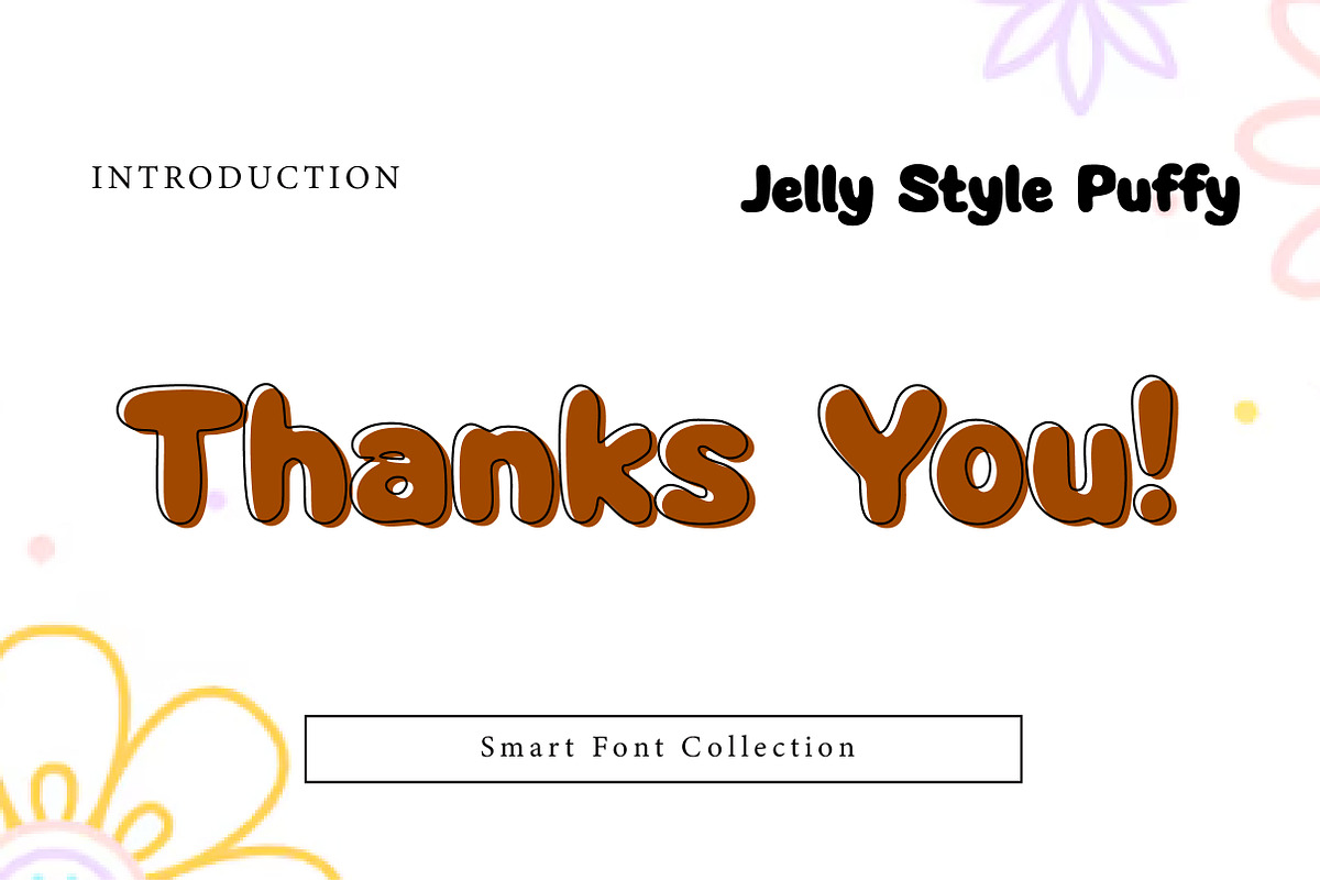 Jelly style puffy, a Slab Serif Font by Wow Magic (Photo 3 of 3)