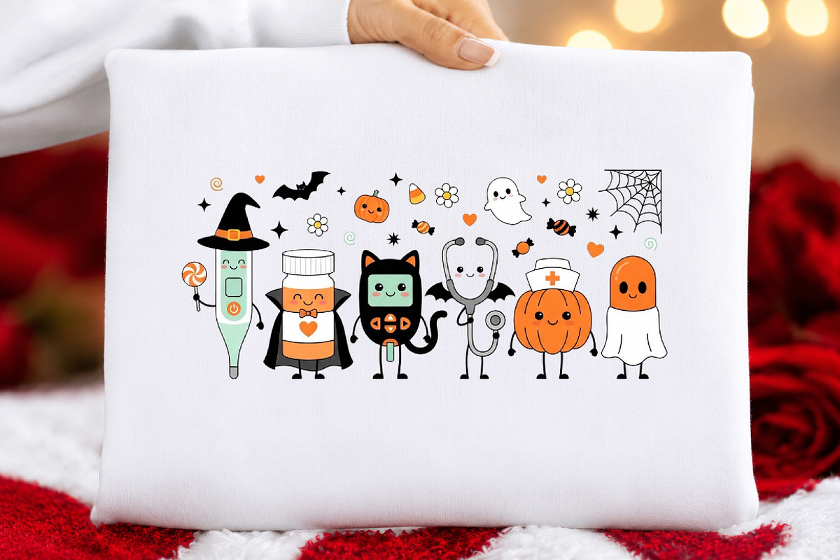 Spooky Nurse Halloween PNG, a Seasonal Illustration by DreamCafeArt (Photo 5 of 7)