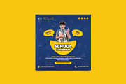 School Admission Social Media Banner, a Social Media Template by taieefbakshi (Thumbnail 2 of 2)