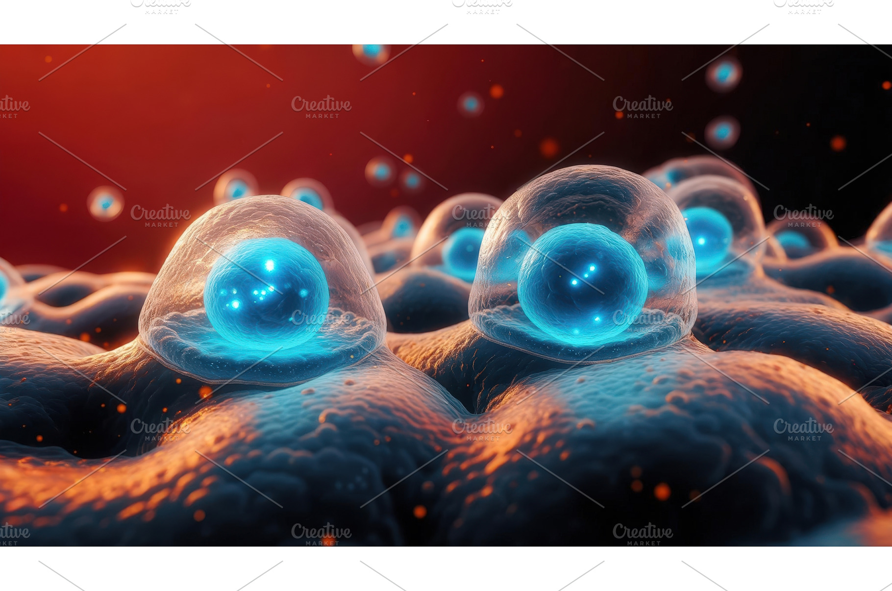Close-up of biological stem cells, a Technology Photo by tilialucida