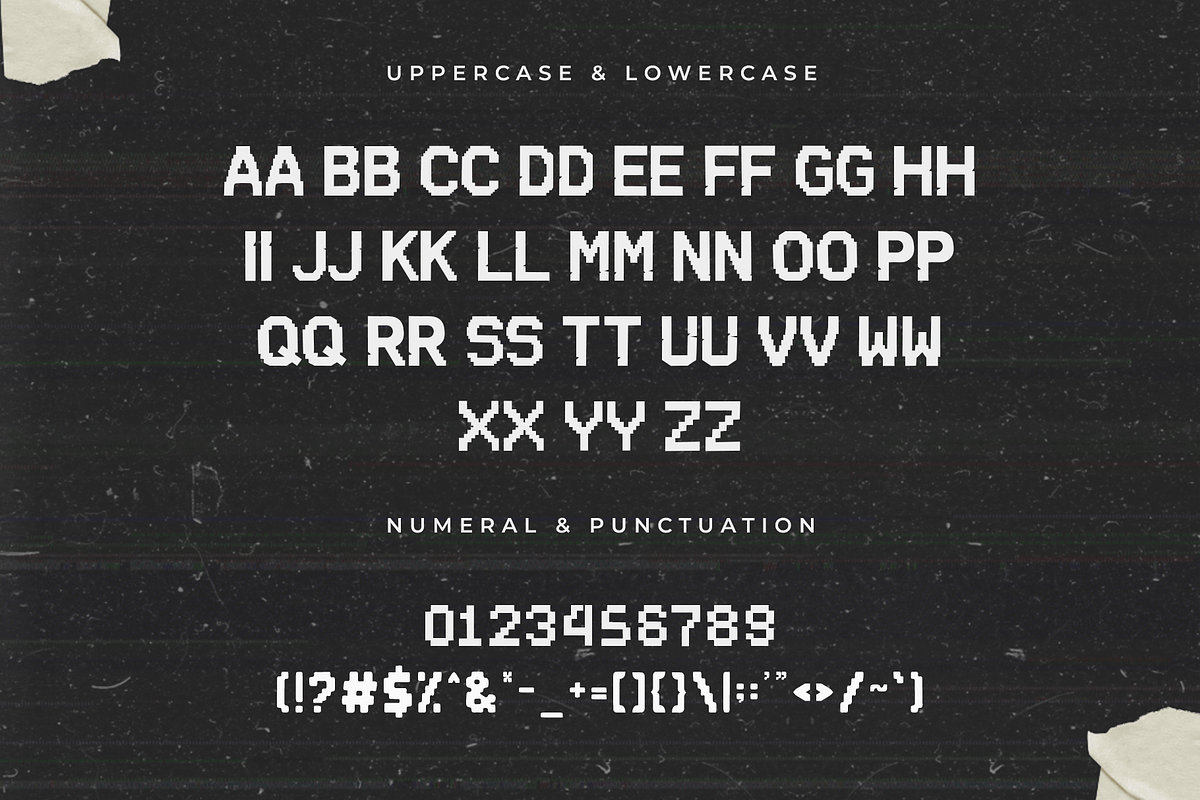 Errorline – Modern Display Font, a Sans Serif Font by overlaytemplates (Photo 4 of 5)