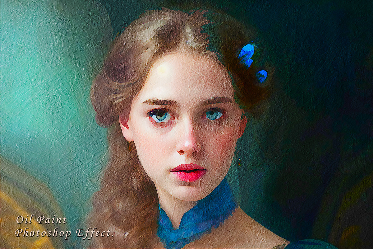 Artistic Oil Paint Effect Photoshop, an Action Add-On by liptouse (Photo 1 of 12)