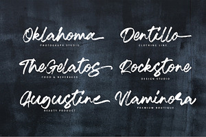 Ramez - Textured Brush Font