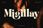 Migillay Elegant Serif Display Font, a Serif Font by Elegant Font (Thumbnail 1 of 8)