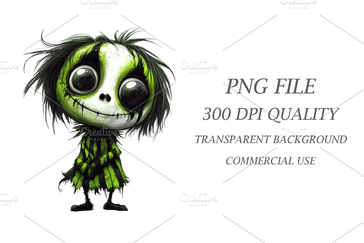 Halloween cartoon Beetlejuice., a Person Illustration by KENO Mascots (Photo 10 of 10)