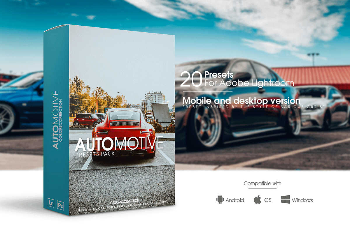 Automotive Lightroom Presets, an Action Add-On by Colorscorrection (Photo 1 of 9)