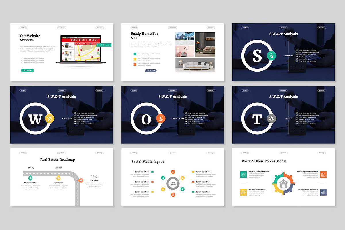 Real Estate Presentation PPT, a Presentation Template by Mighty-Slide (Photo 3 of 8)