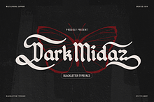 Dark Midaz | Blackletter Typeface