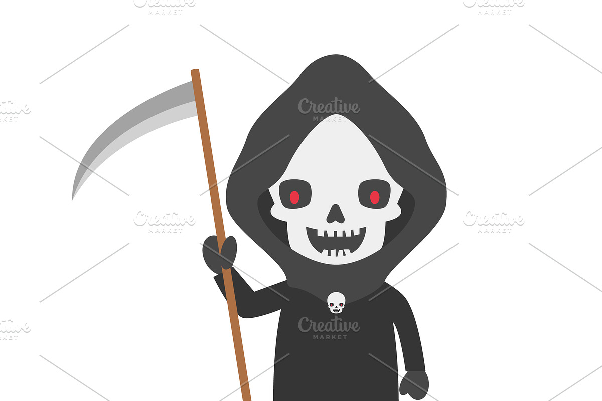 Set of Halloween characters, an Illustration by asantosg (Photo 2 of 5)
