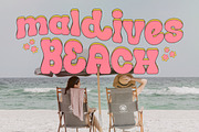 Hendrix Bubble Groovy Retro Display, a Serif Font by Storytype Studio (Thumbnail 5 of 15)