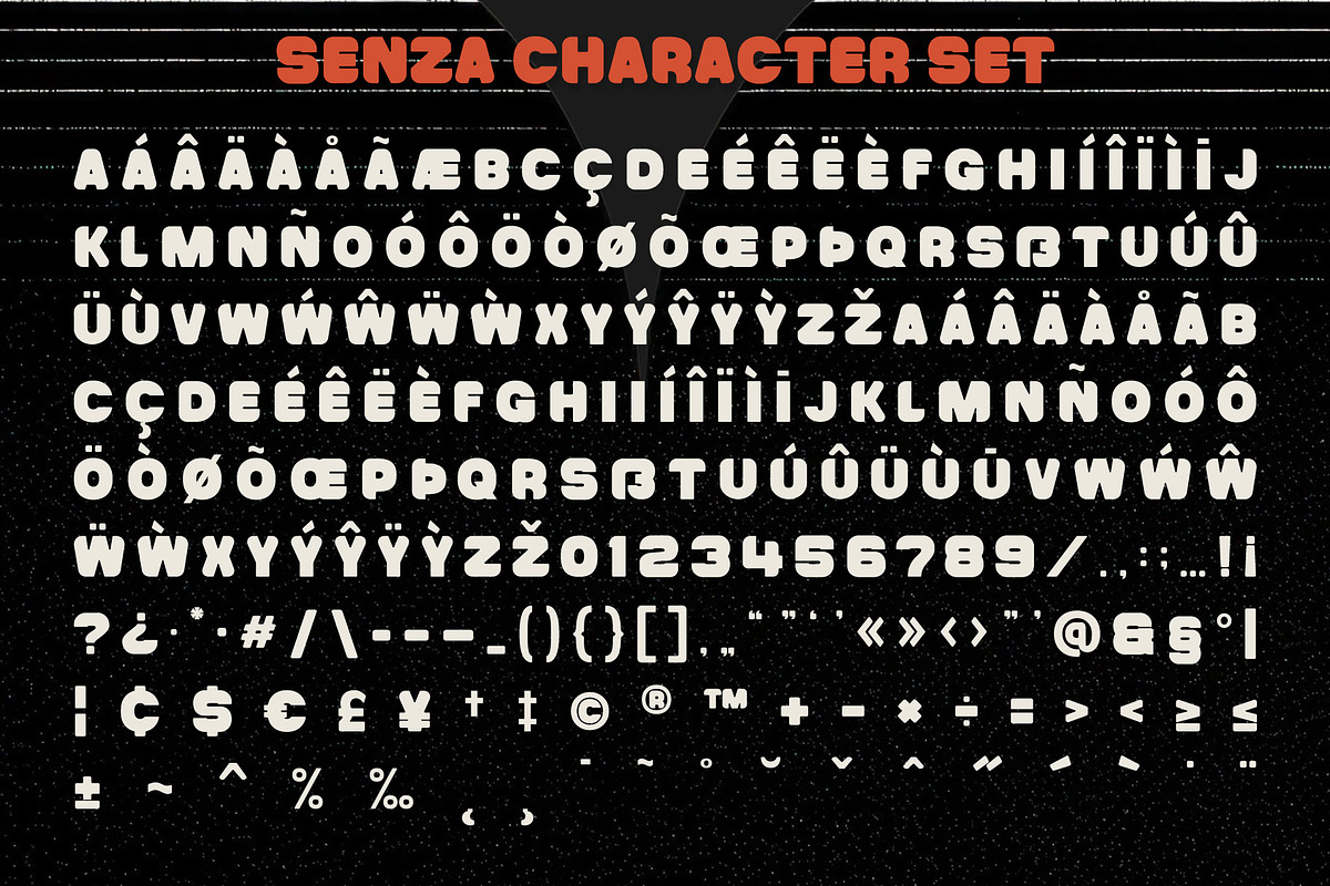 Senza - Modern Bold Sans, a Sans Serif Font by Almeera Std (Photo 3 of 4)