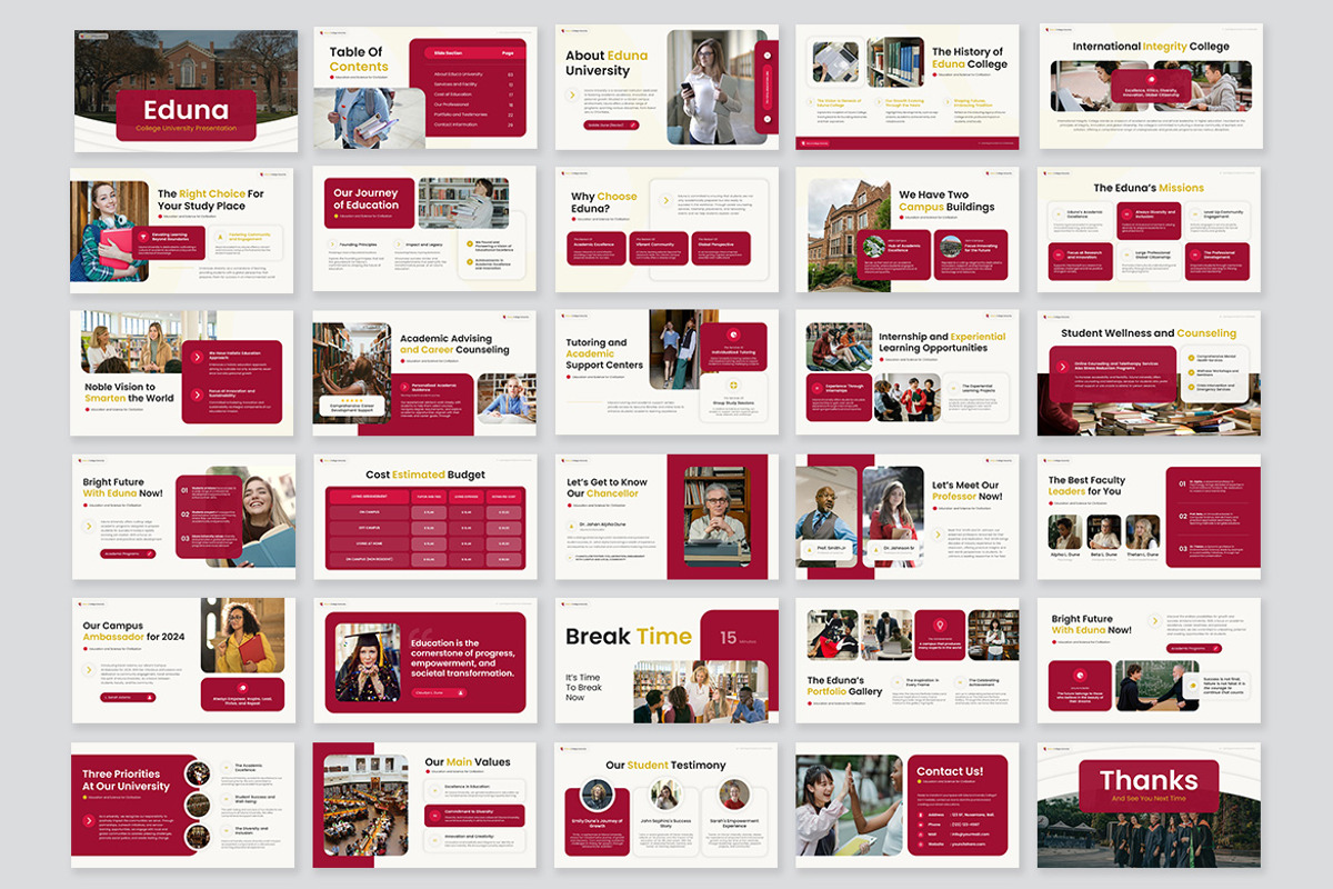 Eduna College University Powerpoint, a Presentation Template by kerismaker (Photo 9 of 10)