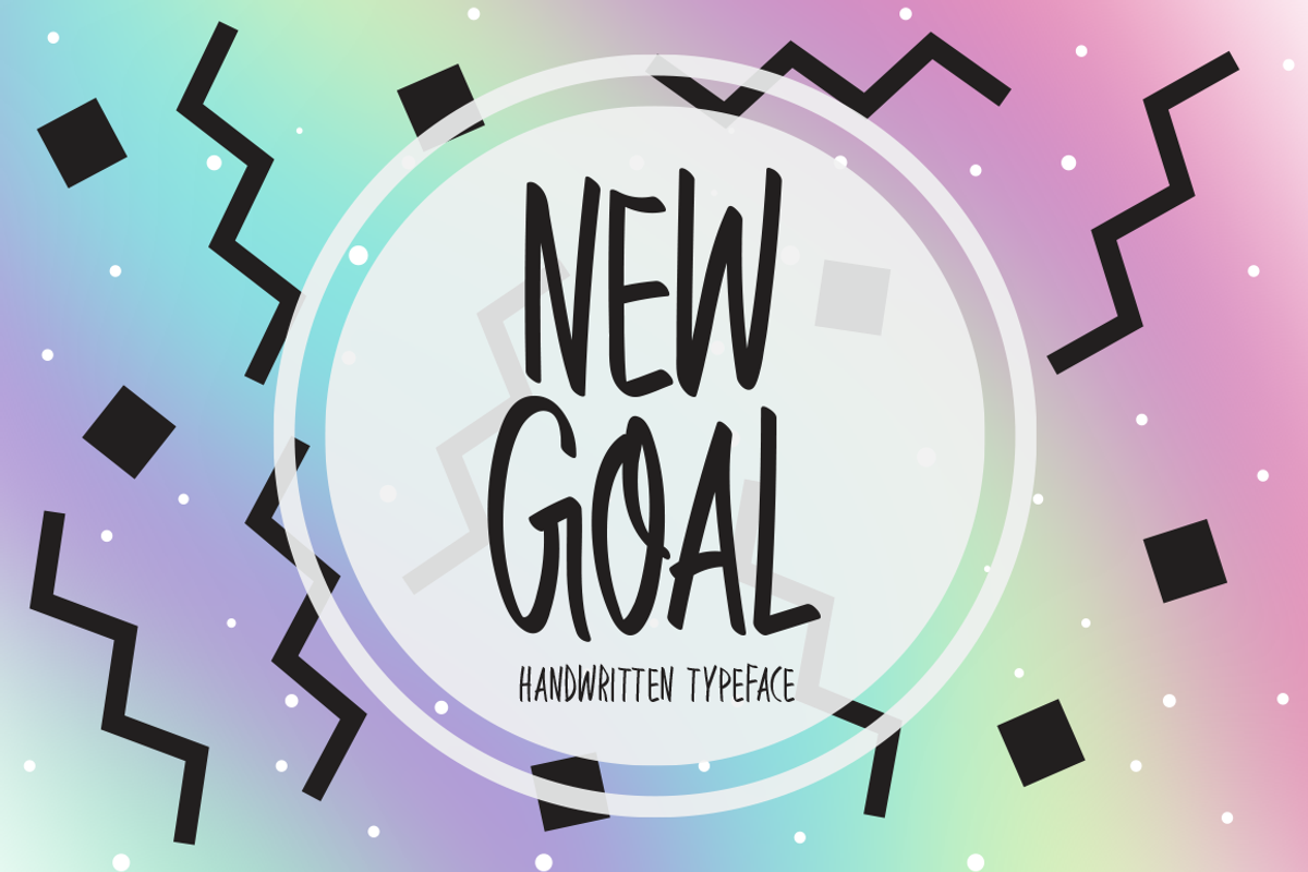 New Goal Typeface, a Handwritten Font by Seemly Fonts (Photo 1 of 5)