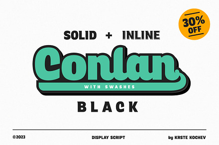 Conlan Black - Font Duo