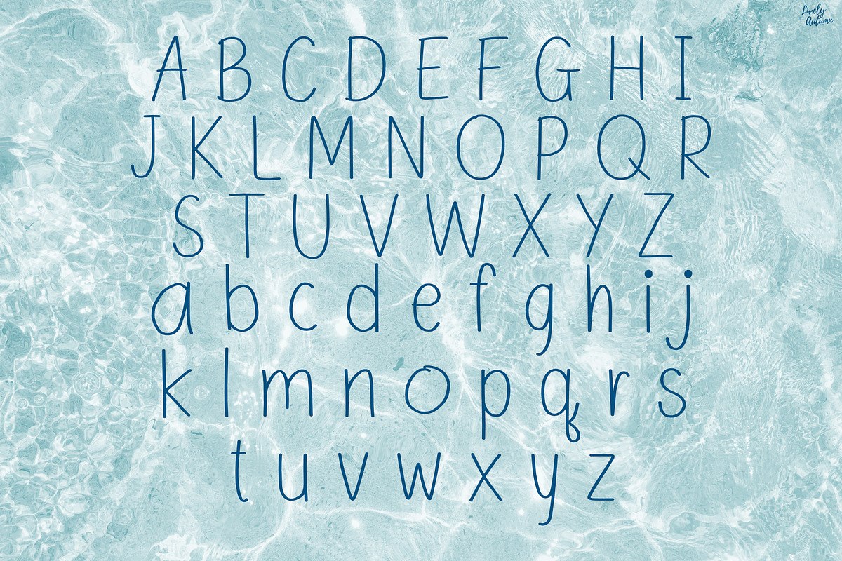 Calm Vibes | Sans serif Handwritten, a Handwritten Font by LivelyAutumn11.11 (Photo 2 of 5)