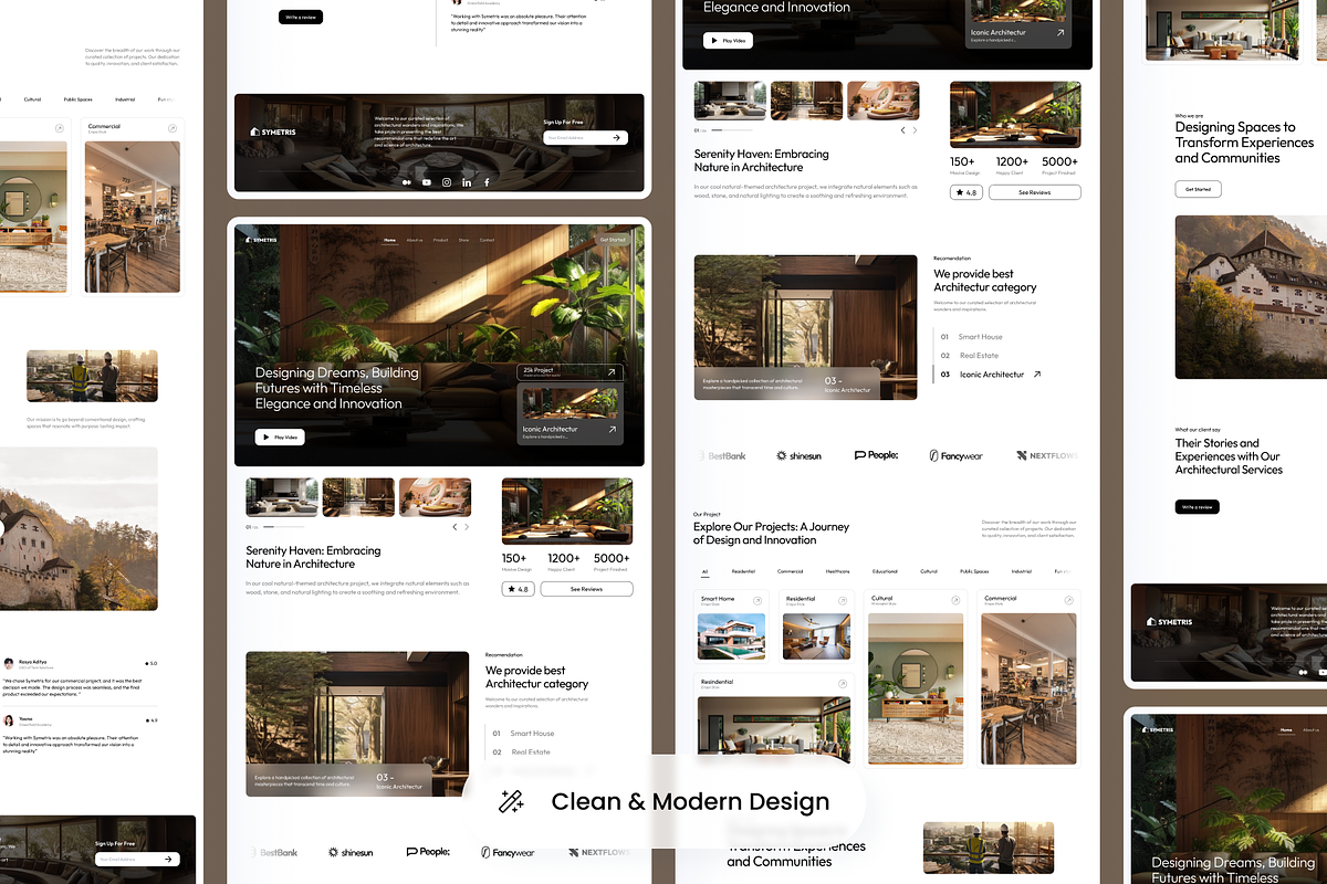 Architecture Agency Landing Page, a Landing Page Template by SLAB! Design (Photo 4 of 4)
