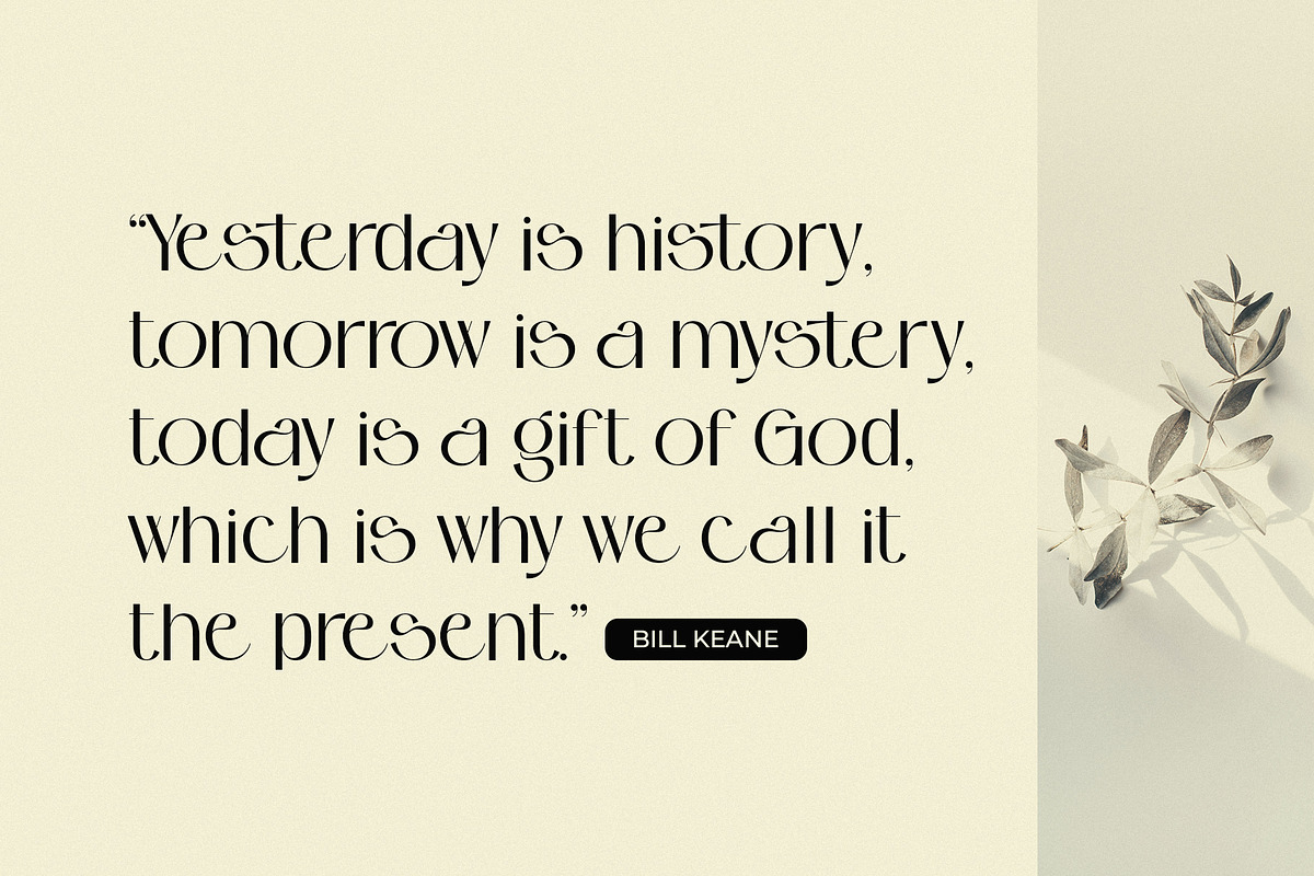 Bostaire Luxury Sans Serif Font, a Sans Serif Font by Heinzel Std (Photo 13 of 15)