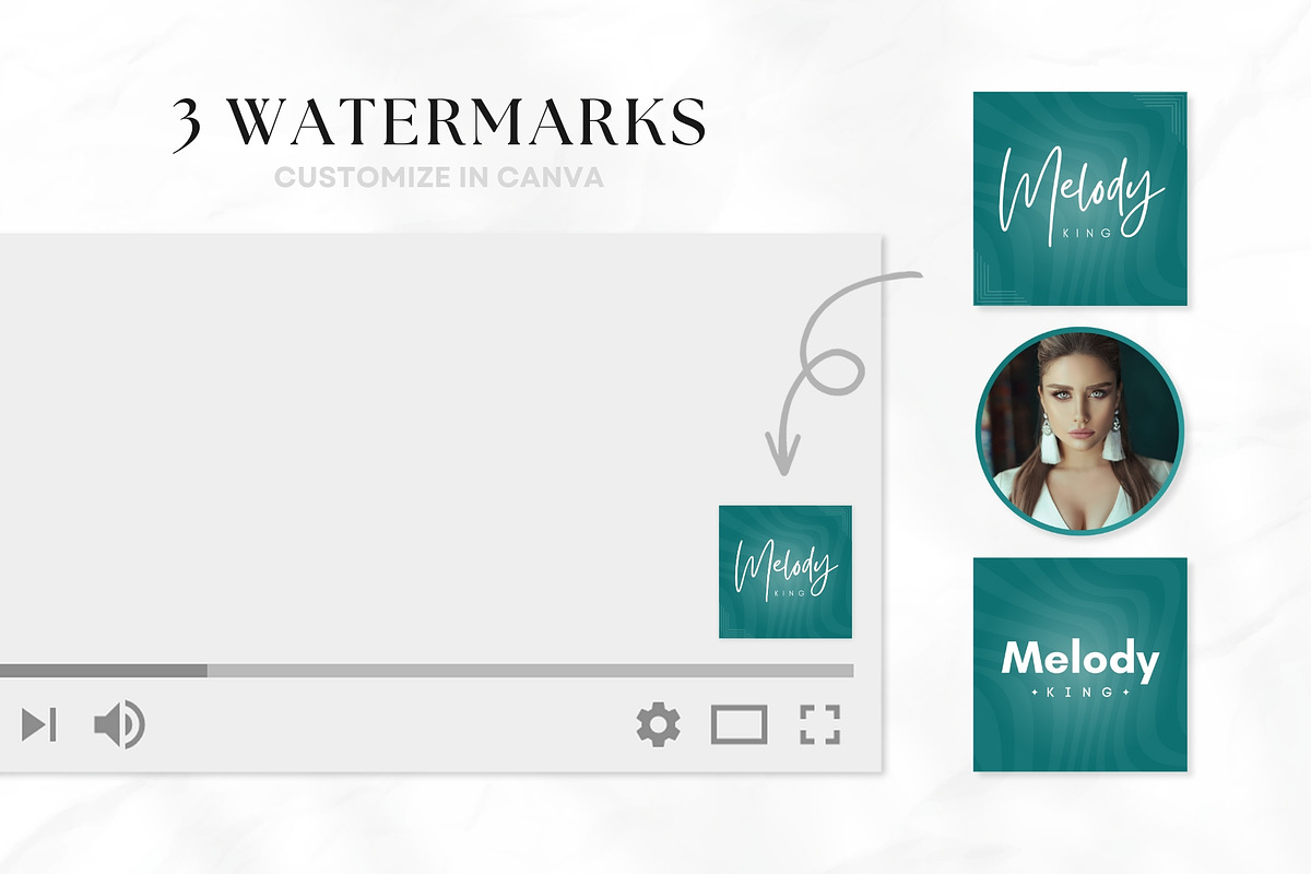 YouTube Channel Branding Kit | Canva, a Social Media Template by OniriqveDesigns (Photo 7 of 10)