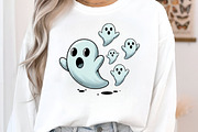 Cute Ghost PNG, an Illustration by Craft Nest (Thumbnail 6 of 6)