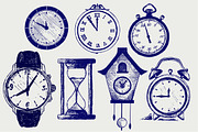 Equipment for measure the time, an Outline Icon by LineworkStock (Thumbnail 2 of 3)