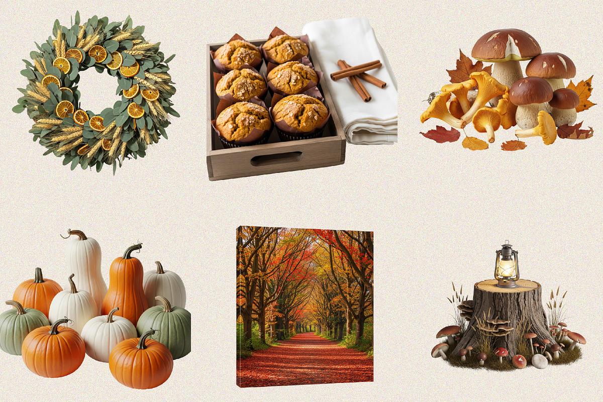 Cozy Fall Autumn Sublimation Clipart, an Illustration by SVGArt (Photo 8 of 8)