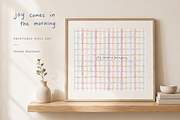 Joy Comes in the Morning l Printable, a Wallpaper Graphic by Joyscript (Thumbnail 1 of 3)