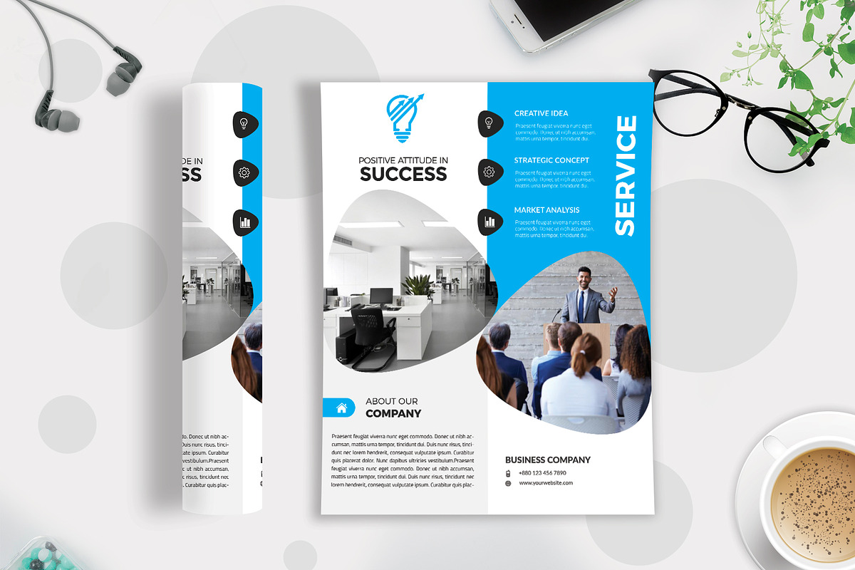 50+ Business Flyers Bundle, a Flyer Template by Imagine Design Studio (Photo 52 of 52)