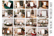 Christmas Frame Mockup Bundle 30+, a Product Mockup by EkaterinaViArt (Thumbnail 6 of 8)