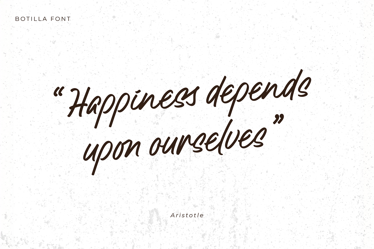 Bootilla - A Handwritten Font, a Handwritten Font by Ainun Jinan (Photo 2 of 10)