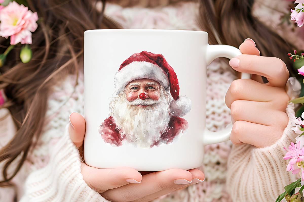 Jolly Santa PNG Clipart, an Illustration by RobertsArt (Photo 4 of 7)