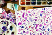 Purple Madness - Floral Pack, an Illustration by Stella's Graphic Supply (Thumbnail 8 of 8)