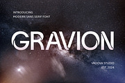 Gravion Futuristic Modern Sans Serif, a Sans Serif Font by Vadovastd (Thumbnail 1 of 7)